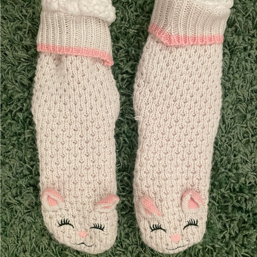 Wool Fuzzy Slippers Socks